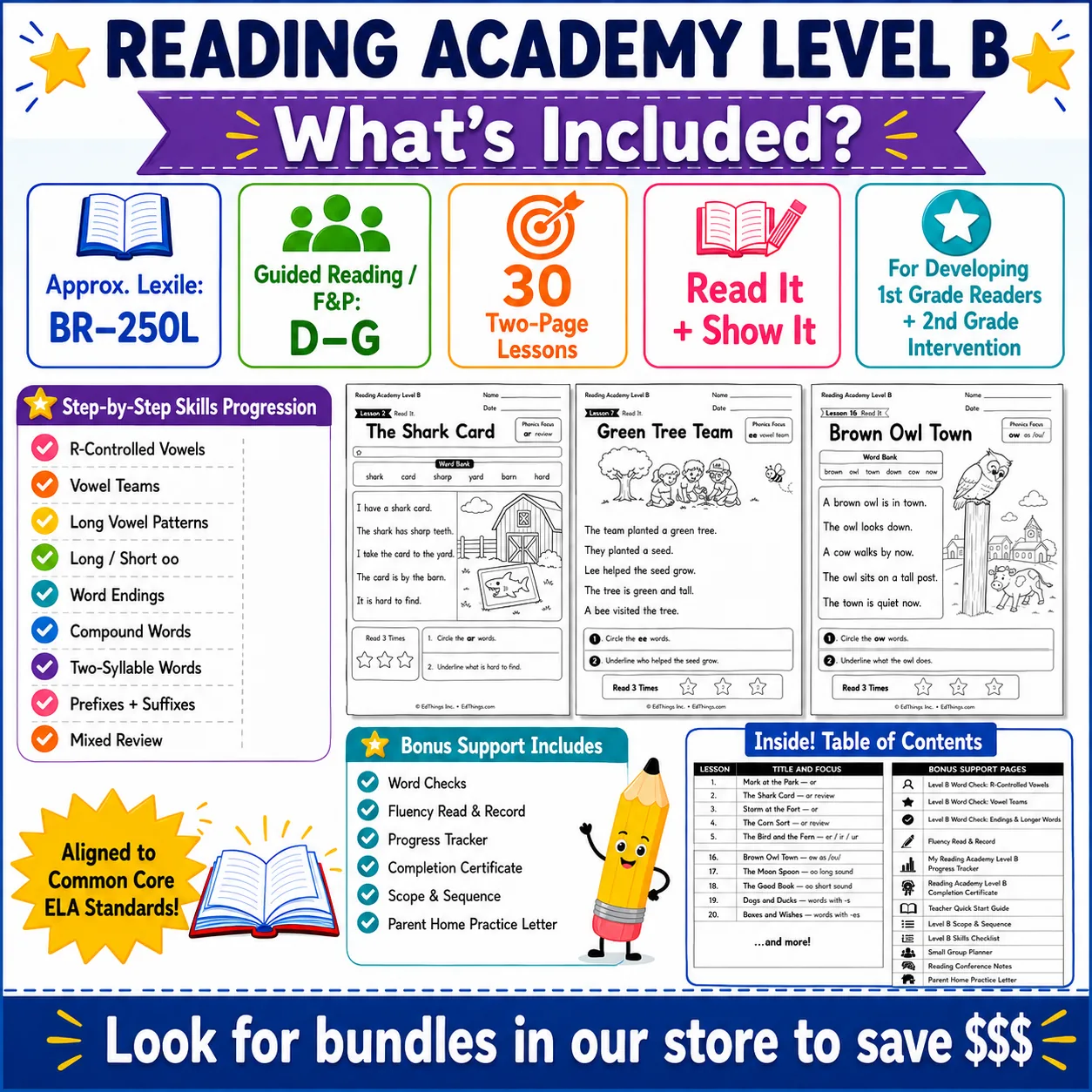 Reading Academy Level A preview image from EdThings