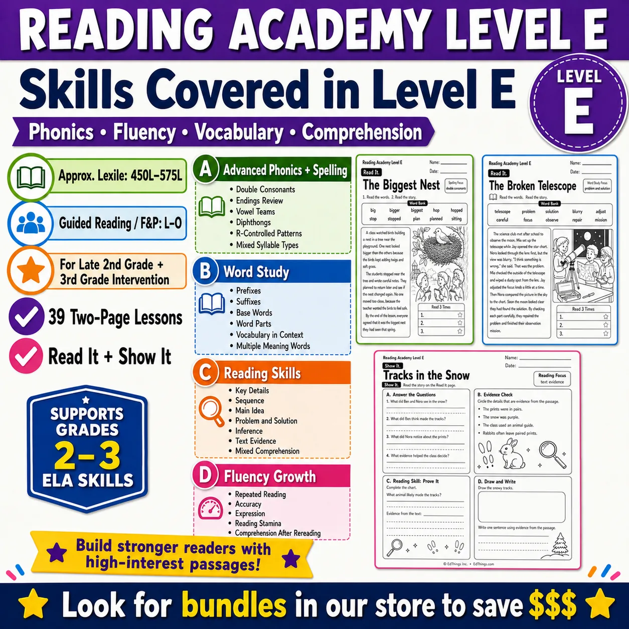 Reading Academy Level A preview image from EdThings