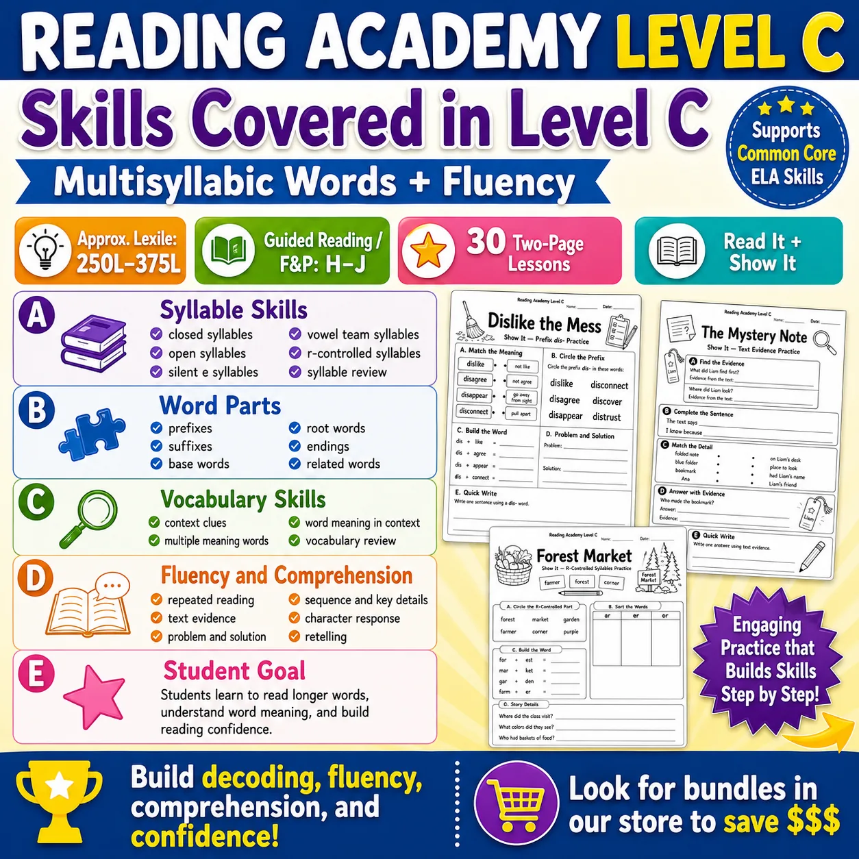 Reading Academy Level C preview image from EdThings