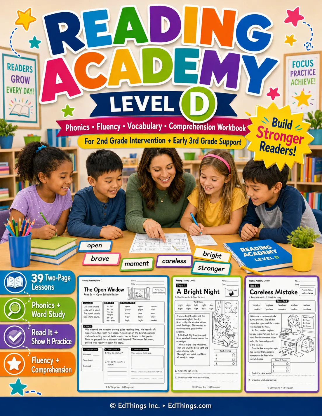 Reading Academy Level D cover image from EdThings