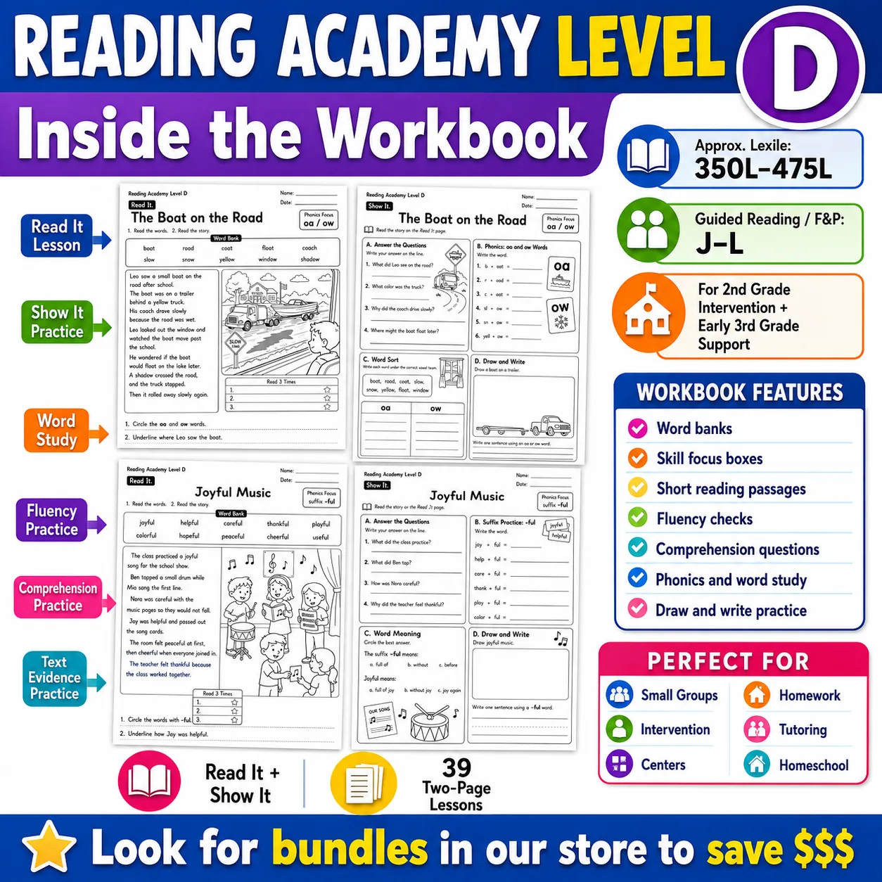 Reading Academy Level D preview image from EdThings