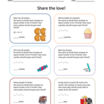 Link to Math Worksheets Division with Wordproblems 3.OA.A.2