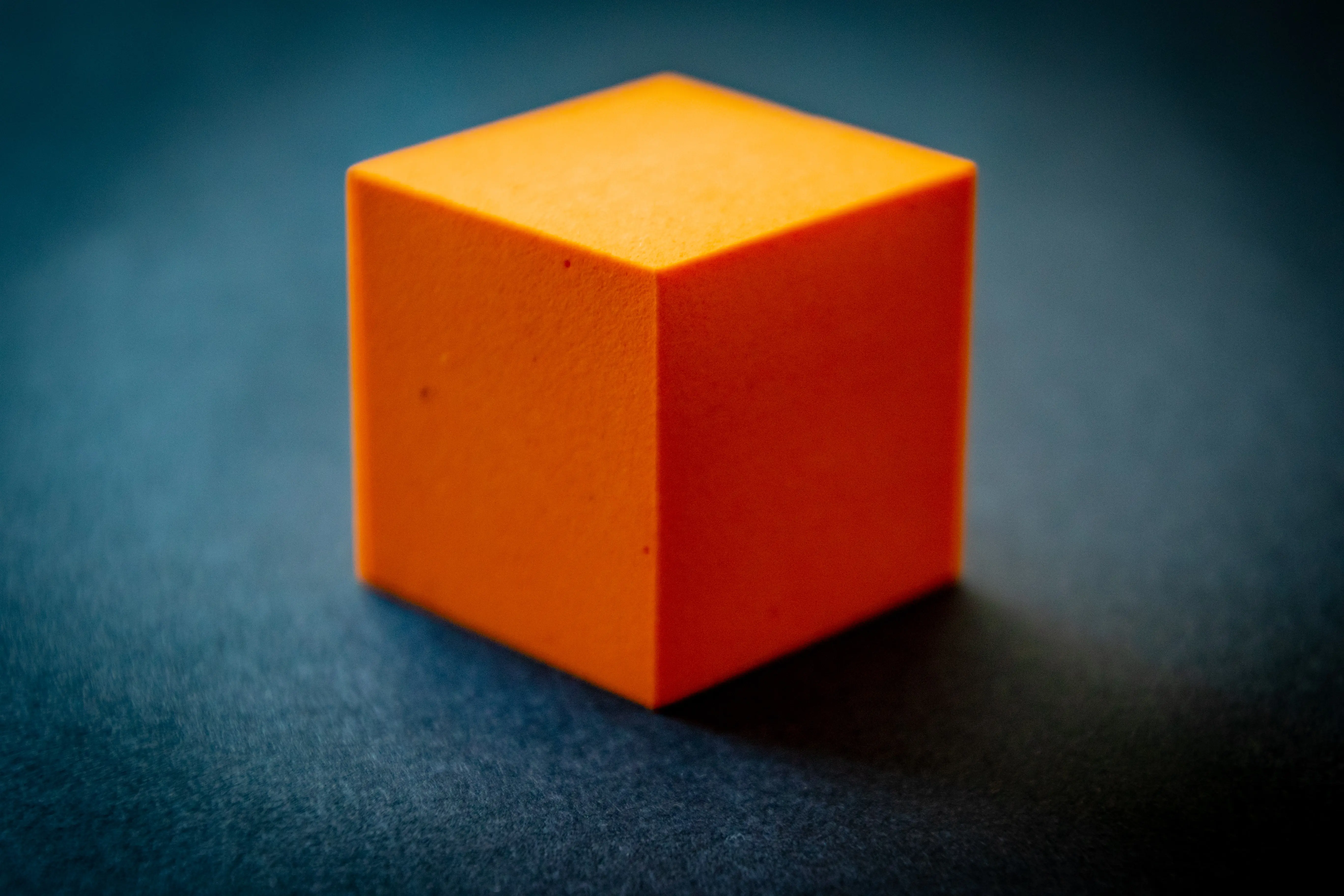 3D Orange Cube